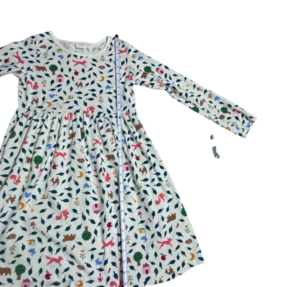 Hanna Andersson Fox and Leaf Print Dress - Picture 4 of 7